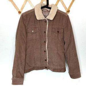 Vintage Corduroy Trucker Sherpa Jacket